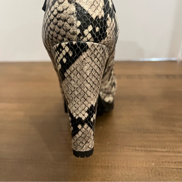 All Saints Sarris Snakeskin Bootie 40 - Picture 8 of 15